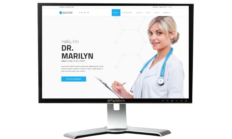 Mājas lapu izstrāde. Web-Dizains № 66