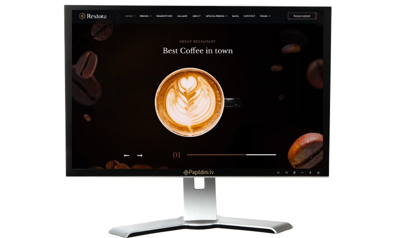 Разработка сайта для кофейни