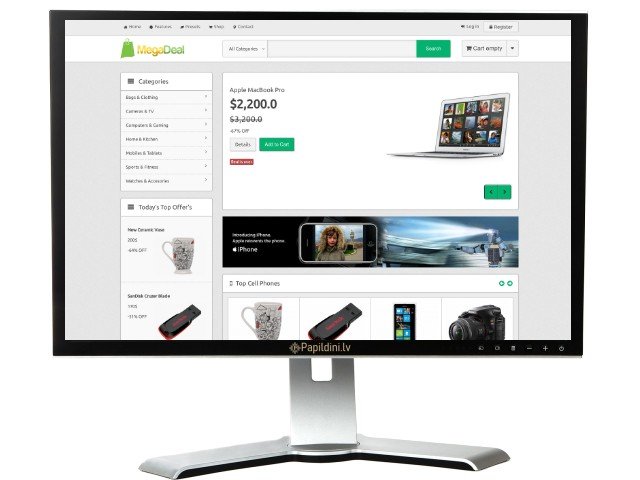 Interneta kataloga mājas lapas izstrāde. Web dizains Nr. 100