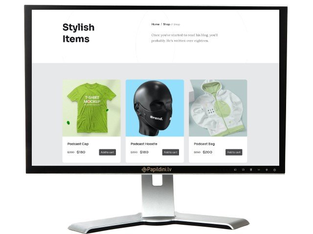 Interneta kataloga mājas lapas izstrāde. Web dizains Nr. 11