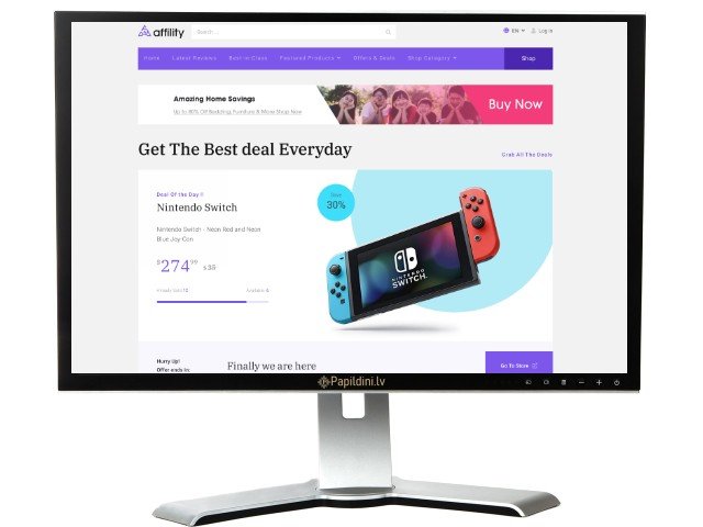 Interneta kataloga mājas lapas izstrāde. Web dizains Nr. 15