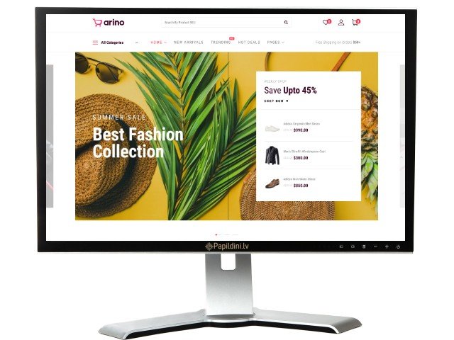 Interneta kataloga mājas lapas izstrāde. Web dizains Nr. 31