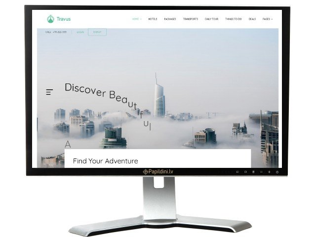 Interneta portāla mājas lapas izstrāde. Web dizains Nr. 39