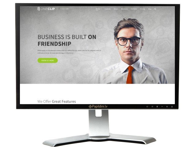 Landing Page mājas lapas izstrāde, dizains Nr. 69