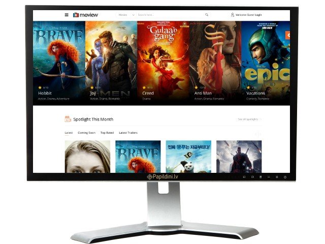Interneta portāla mājas lapas izstrāde. Web dizains Nr. 74