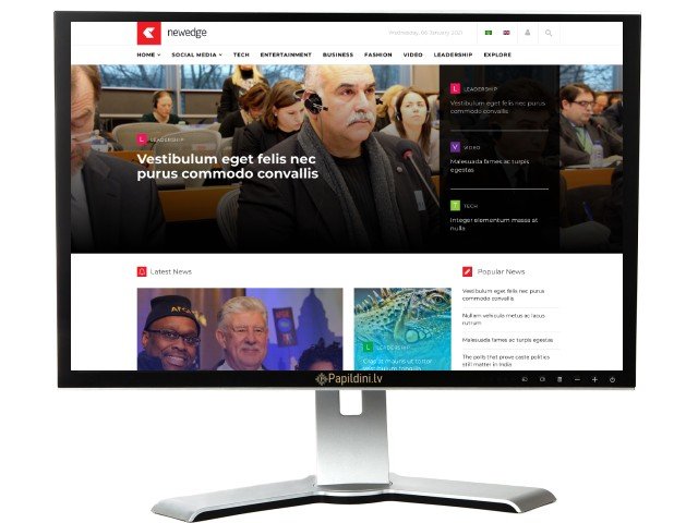 Interneta portāla mājas lapas izstrāde. Web dizains Nr. 76