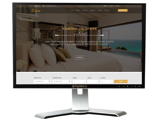 Interneta portāla mājas lapas izstrāde. Web dizains Nr. 79
