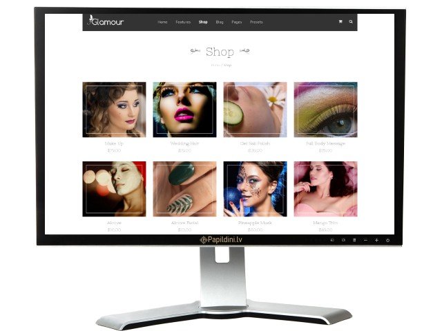 Interneta kataloga mājas lapas izstrāde. Web dizains Nr. 85