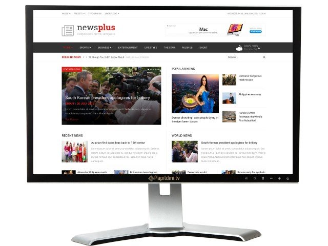 Interneta portāla mājas lapas izstrāde. Web dizains Nr. 88