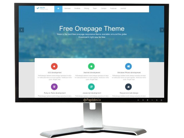 Landing Page mājas lapas izstrāde, dizains Nr. 97